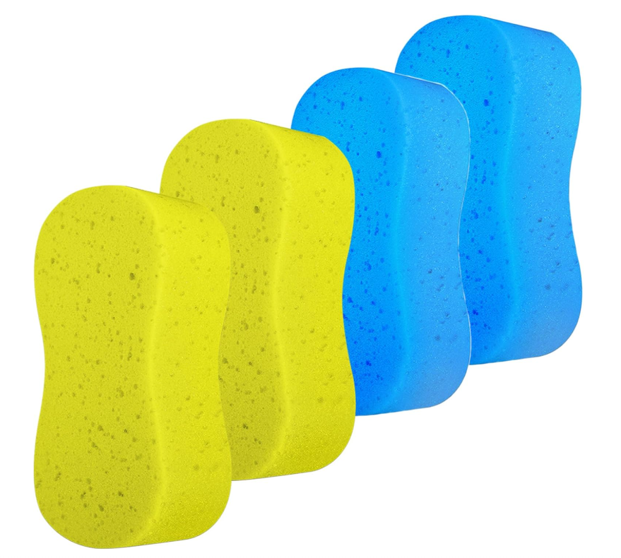 4 Pack Car Sponges 