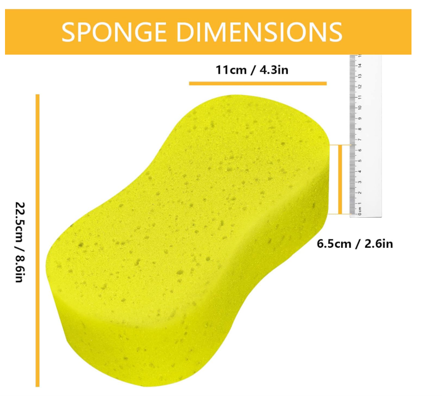 4 Pack Car Sponges 