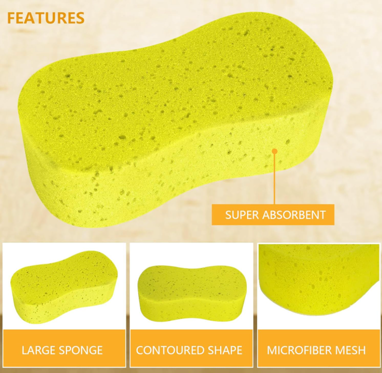 4 Pack Car Sponges 