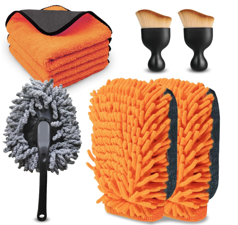 8 Pcs Car Washing Cleaning Kit 