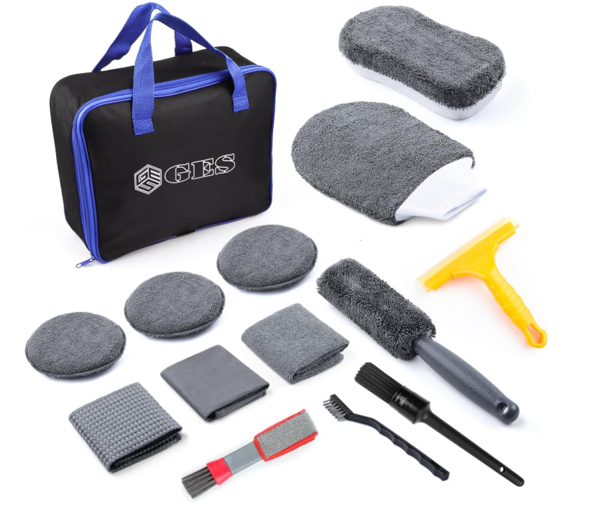 Car Wash Cleaning Tools Kit, 12-Piece Premium Car Cleaning Kit 