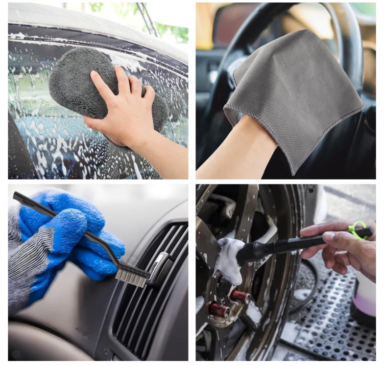 Car Wash Cleaning Tools Kit, 12-Piece Premium Car Cleaning Kit 