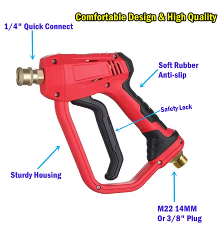 High pressure water gun